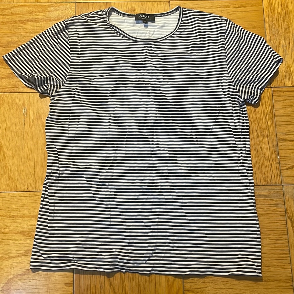 APC cotton striped tee